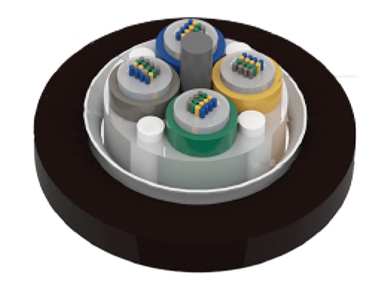 Неоклопљени неоклопљени лабаво уплетени неоклопни кабл са оптичким влакнима ГИДТА